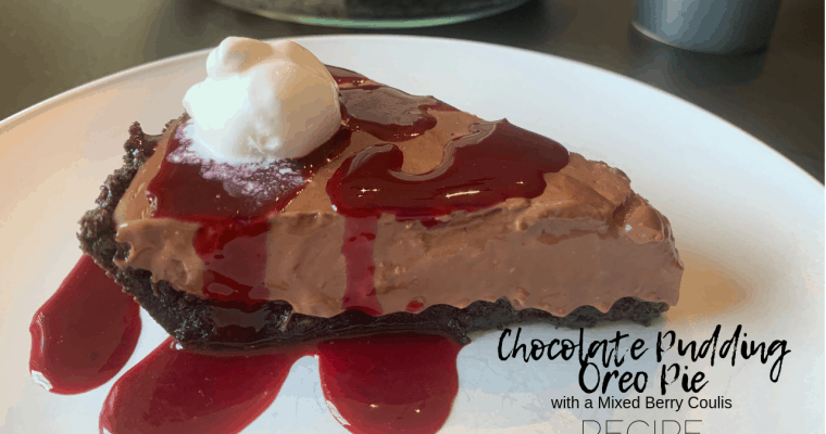 Chocolate Pudding Oreo Pie Feature