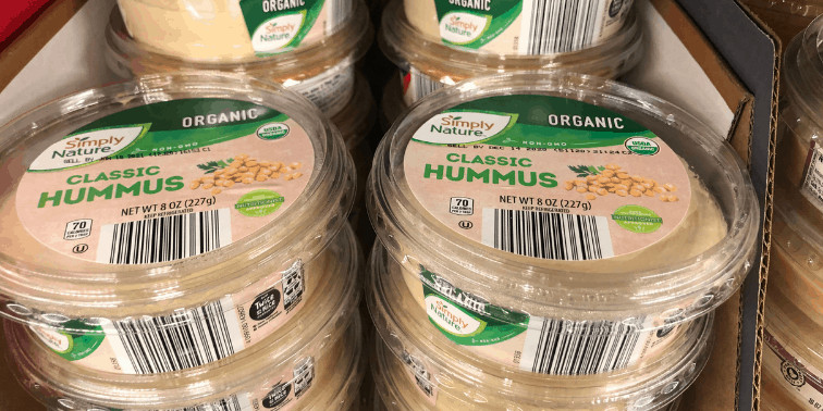 Aldi Organic Hummus