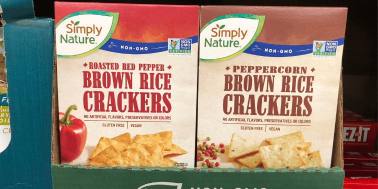 Simply Nature Brown Rice Crackers