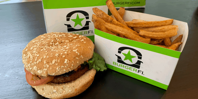 Vegan Beyond Burger at Burger Fi