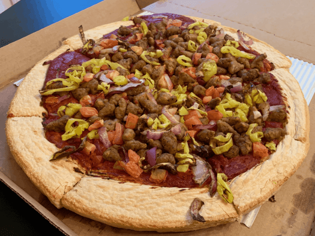 Pizza Hut Beyond Meat Pizza